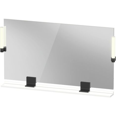 Duravit Sivida Spiegel, Diamantschwarz Matt, 1250x36x650mm, (1/5)