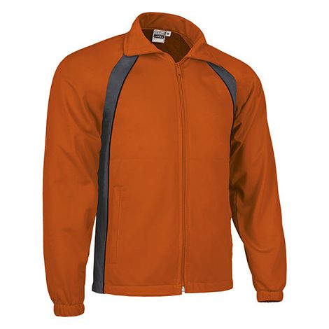 Chaqueta deportiva en colores combinados VALENTO Tournament 6/8 Gris/Naranja/Negro