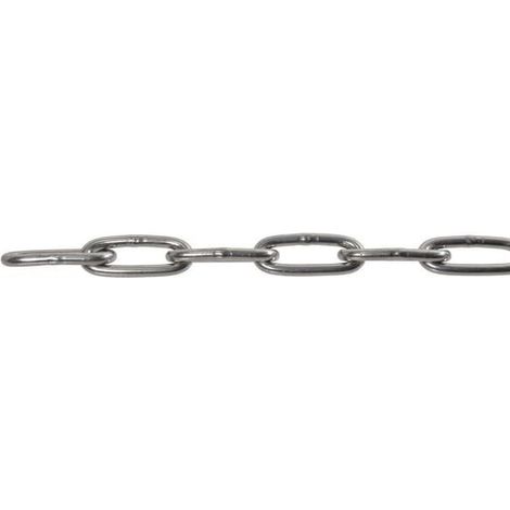 Chaîne longue inoxydable 8mm UNIVERSEL CK80RVS (1/2)