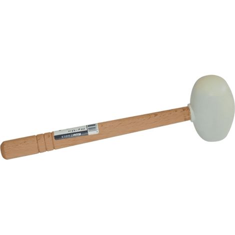 Gummihammer mit flacher/balliger Schlagfläche 250g - RUBI 66905