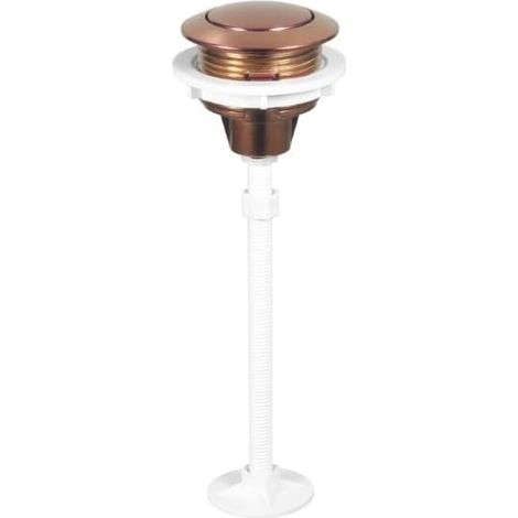 Bouton de chasse d'eau de 38 mm, ABS en argent (or rose) (1/5)