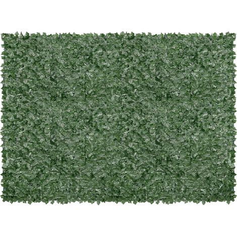 Clôture de confidentialité, Mur vert artificiel, Décoration extérieure, 96x72 in Tissu de fond (1/2)