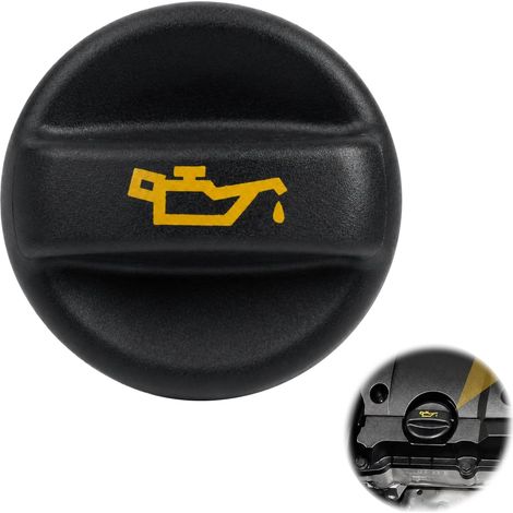 Tapón de Llenado de Aceite de Motor para Peugeot y Citroën - Reemplazo Compatible C2 C3 C4 207 208 308 508 2008 3008 5008, Referencias OEM 9670015080 9675477380, Construcción Durable ABS (1/5)