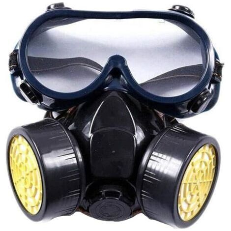 Halbmasken-Set, staubdichte Halbgesichtsmaske mit Filter für Brillenträger, Atemschutzmaske (1/5)