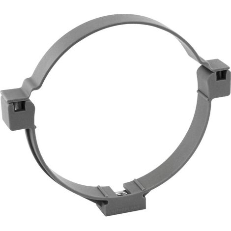 deux colliers fixation tuyau monobloc nylon ø 100 mm,  2 pièces - jardiboutique