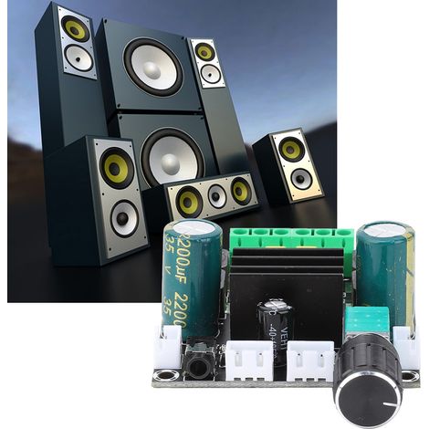 TPA3116D2 2x100W Zweikanal-Stereo-Digital-Audio-Leistungsverstärkerplatine 12-24V XH-M568 (1/5)