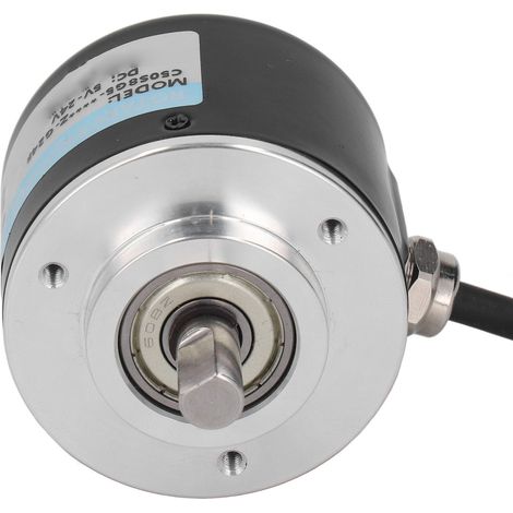 Encodeur rotatif incrémental de 50 mm de diamètre extérieur, biphasé 5-24 V CC, 1000 impulsions/minute. (1/5)