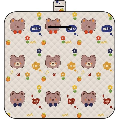 Tapis de pique-nique extérieur, imperméable et lavable, dimensions 150 cm, résistant, idéal pour les activités en plein air, pratique et facile à transporter (1/5)