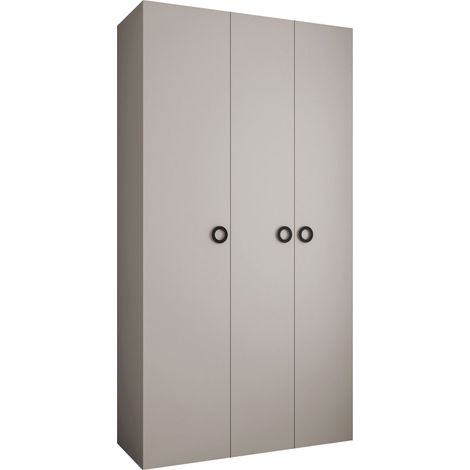 Armario Hartford 544, Cachemira, 246x130x42cm, Puertas de armario: Con bisagras, Número de estantes: 6