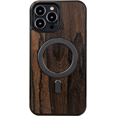Bewood iPhone 13 Pro Max Ziricote MagSafe Holzhülle (1/5)