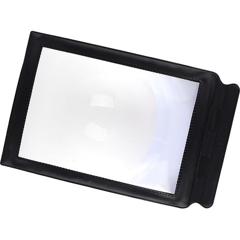 Loupe A4 pleine page grossissante x3, grande loupe pour la lecture, lentille en PVC (1/5)