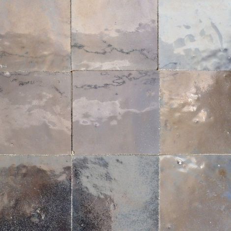 Véritable Zellige Marocain Bronze N 51 10x10 cm - Paquet de 0,5 m² - Ti'ma Stone (1/5)