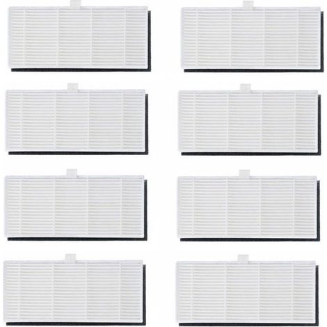 Juego de 8 filtros de repuesto aptos para la aspiradora robot Proscenic M7 Pro (1/4)