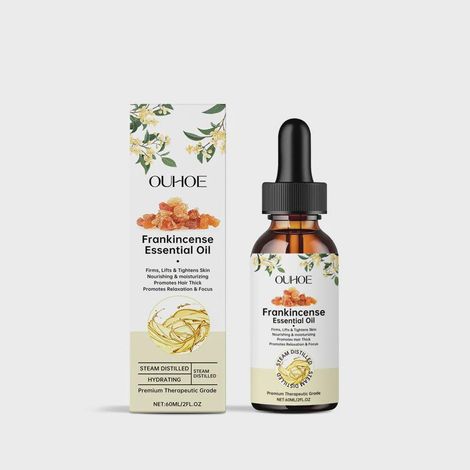 Huile Essentielle d'Encens 60ml - Soin Capillaire, Volume et Nutrition du Cuir Chevelu, Relaxation Aromathérapie (1/5)