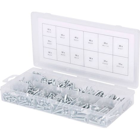 KS Tools 970.0420 9700420 Assortimento viti per lamiera 1 pz. (1/5)