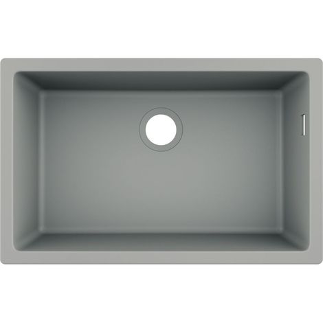 hansgrohe Unterbauspüle S51 S510-U660 660, Betongrau (1/4)