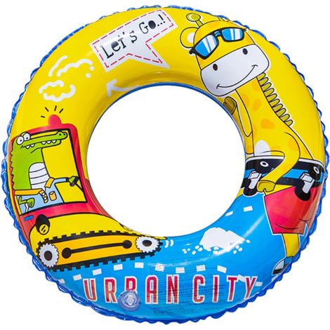 Bouée gonflable, Bouée de natation, Bouées de 50 cm, Bouées gonflables pour enfants, Jouets de piscine pour décorations de fête, Anneaux gonflables pour piscine D (1/5)