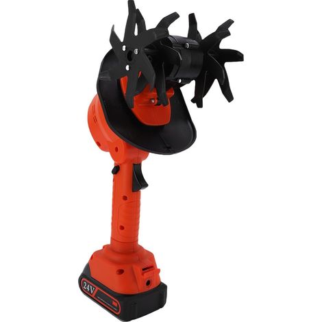 Cultivateur sans Fil, Motoculteur alimenté par Batterie avec Batterie Lithium-ION 1500 MAh, Poignée Ergonomique pour la Culture du Sol et Le Désherbage (Prise UE 100 à 240V) (1/5)