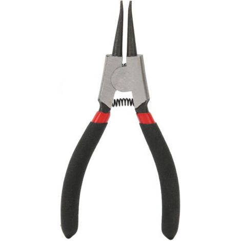Pinces à circlips externes droites en acier carbone, multifonctionnelles avec poignées caoutchouc SK‑112‑5D 125mm 1.4mm (1/5)