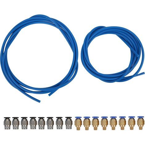 Tube PTFE pour imprimante 3D, connecteurs pneumatiques PC4-M6 et PC4-M10 pour Creality Ender 3 (1/5)