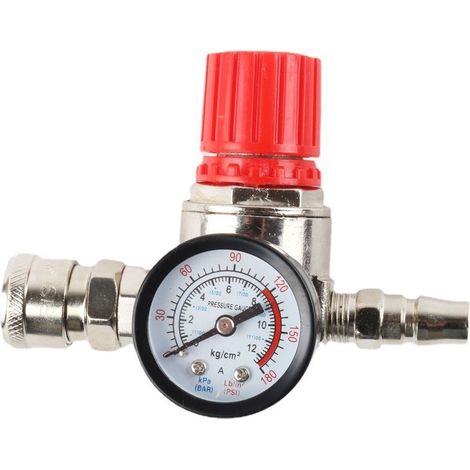 Regulador de presión para compresor de aire, válvula reguladora de presión neumática con conexión de 140 psi (1/5)