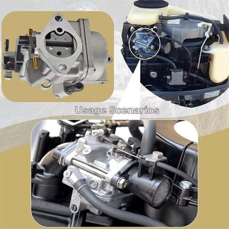 Carburateur Moteurs Hors-Bord Compatible Mercury Mariner 2 2.5 3.5 4 5 6 853720T25 803522T03