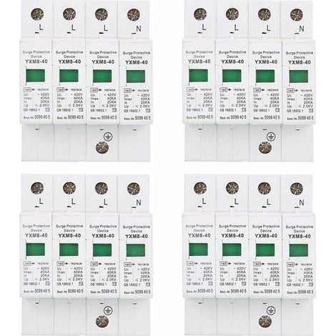 Keenso 4P 40KA Surge Protector Pack of 4 (1/4)