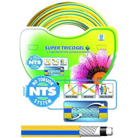 Fitt 76495-30 Tricogel Super NTS Tubo per Irrigazione 5 Strati 19 mm 25 m Antitorsione Antipiega Antialga Anti-UV Garanzia 30 anni (1/2)