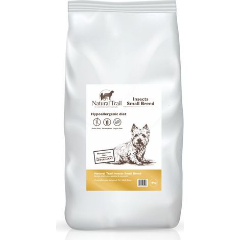 NATURAL TRAIL Dog Premium INSECTES Croquettes pour chiens de petite race 10 kg