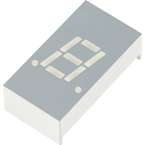 Kingbright Afficheur 7 segments vert 7 mm 2.2 V Nombre de chiffres: 1 SA03-55GWA Q87967 (1/2)