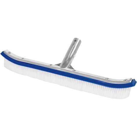 Piscine Tête de Brosse Piscine Tête de Brosse 18 Pouces en Aluminium Brosse de Nettoyage pour Piscine, Spa, Baignoires, Murs, Carrelage, Planchers (1/4)