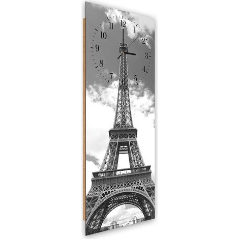 Orologio da parete, Vista sulla Torre Eiffel - 40x118 (1/5)