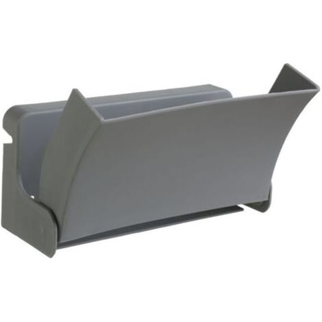 Support Chaussure Mural Pliable étagères - rangement chaussures 22.5X13.5X10.5CM pliable mural pour étagère murale, sans perçage, cintre à couloir et couloir, économiser de l'espace, gris, 1 piè (1/5)