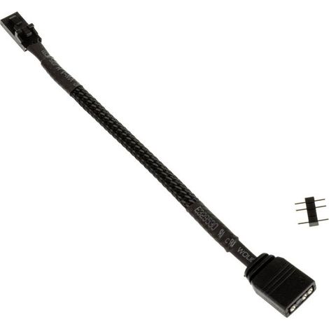 ventilateur PC Câble de raccordement 0.15 m noir Kolink D391372