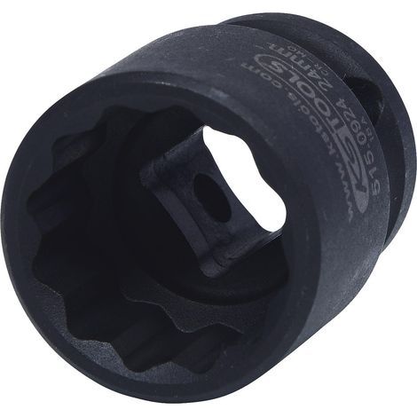 x 12-point 24mm 1/2" Chrome-Molybdenum Impact Socket for Automotive Mechanics (1/5)