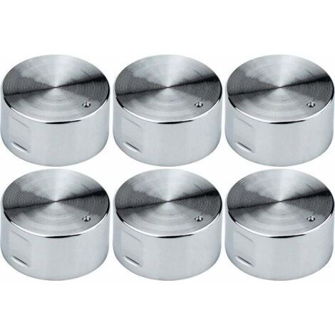 6 pièces 6mm boutons de cuisinière à gaz universel cuisinière four plaque de cuisson interrupteur de commande boutons de commande interrupteur de four boutons de commande de Surface de cuisson (1/5)