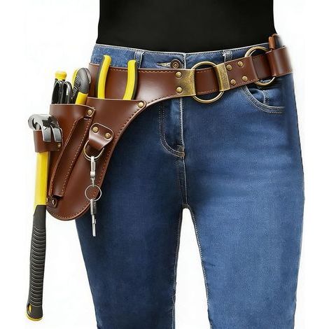 Gartenwerkzeuggürtel aus Leder – Gartengeschenk für Frauen – Praktischer Gürtel – Geschenk für Gärtner und Floristen – Aufbewahrungstasche für Gartengeräte (1/5)