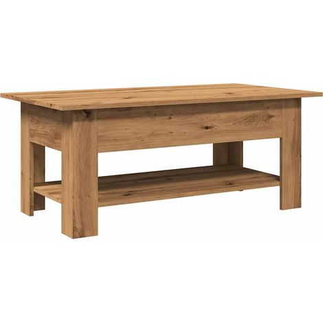 Maison Exclusive - Couchtisch Artisan-Eiche 102x55x42 cm Holzwerk