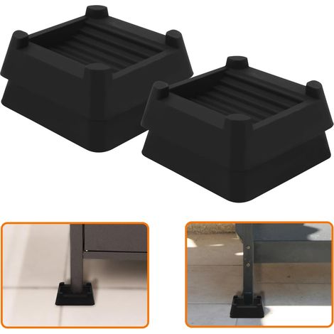Kit de 4 calzas niveladoras de parrilla Blackstone, calzas niveladoras de silicona para la mayoría de las parrillas. Accesorios para soportes de parrilla que mantienen las parrillas niveladas y establ
