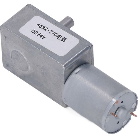 Moteur à engrenages DC 24V 40RPM - Réducteur électrique 4632-370, motoréducteur industriel, usage varié, haute précision. (1/5)