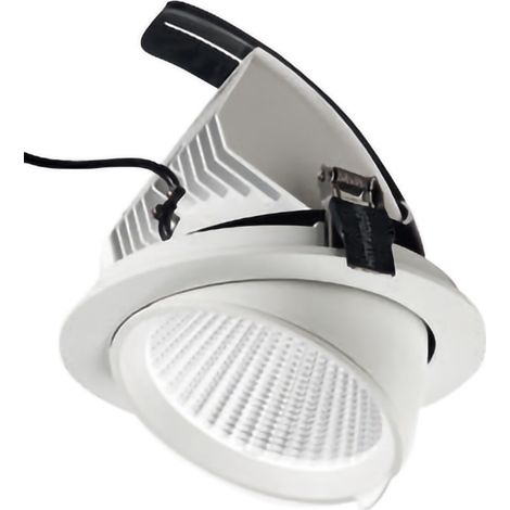 Spot Encastrable Gfa Orientable 40W 3200Lm 3000K Cree Led - Blanc Mat, Structure En Aluminium, Installation Intérieure - Gealuce (1/2)