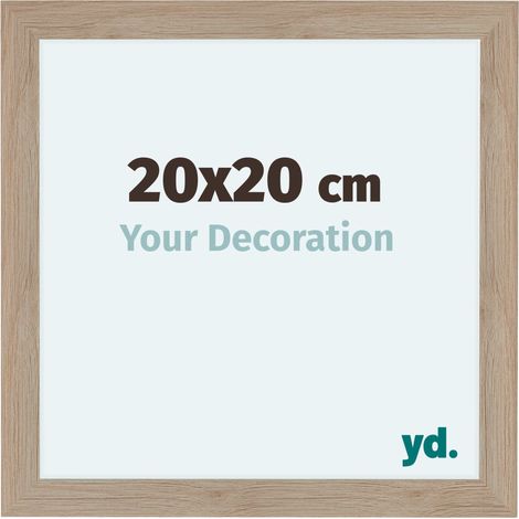 yd. - Cadre photo 20x20 - Chene Clair - MDF - Como (1/5)