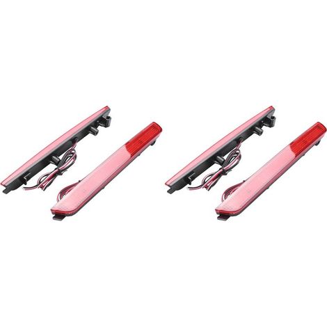 Adecuado para 4 luces traseras del parachoques del coche, incluyendo luces de freno, intermitentes, faros antiniebla y luces de emergencia.