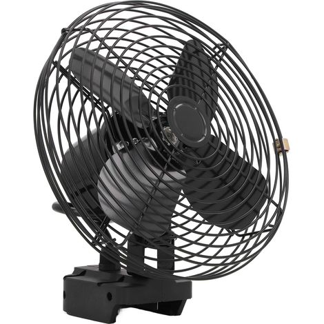 Ventilateur de bureau compact 20 cm, mini ventilateur rechargeable sur batterie pour camping, maison, bureau, voyage en plein air et déplacements (1/5)