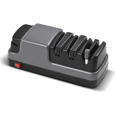 Aiguiseur électrique multifonction à 3 étapes – Outil d'affûtage pour couteaux de cuisine à lame droite, couteaux dentelés et ciseaux (1/5)