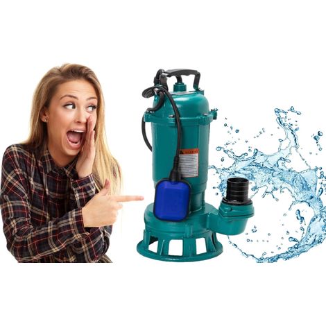 Pompe submersible CTR 1100 - 1100W - Hauteur 16 m - Efficace pour eaux usées - Automatique et durable (1/5)