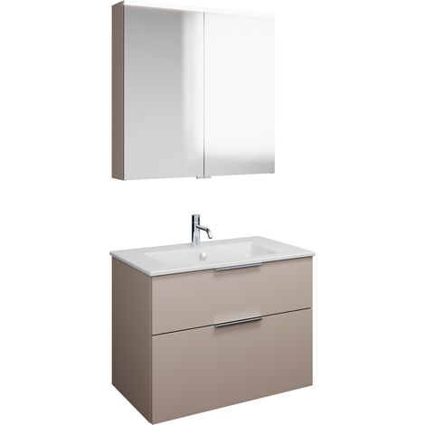 burgbad Eqio Set, bestehend aus Spiegelschrank,