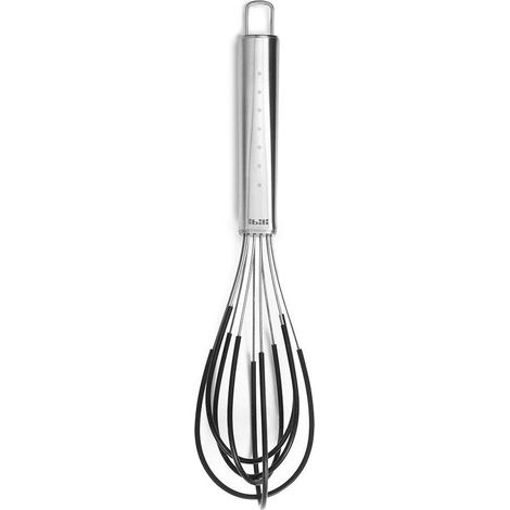 ibili Moderner Schneebesen aus Silikon und Edelstahl 28 cm