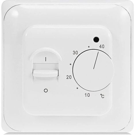 Thermostat manuel pour chauffage au sol électrique avec sonde 220 V CA 16 A, contrôleur de thermostat mécanique pour chauffage au sol
