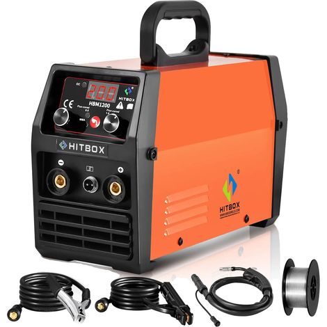 Machine à souder, fonctionnalité 3-en-1, vitesse d'alimentation de fil réglable (1/2)